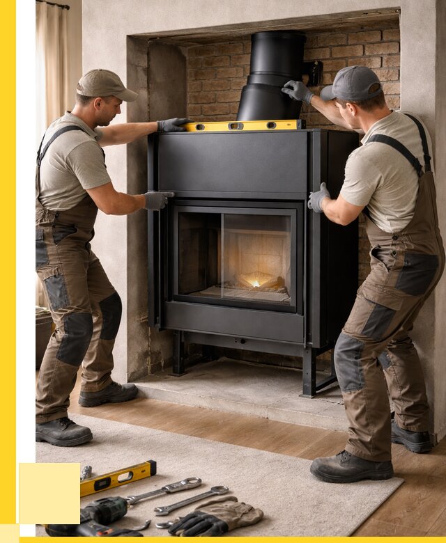 Установка каминных топок в Боровичах под ключ от 18761 р. | ЭриданБрв