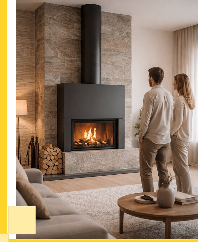 Закрытые камины под ключ в Боровичах от 125076 р., ЭриданБрв