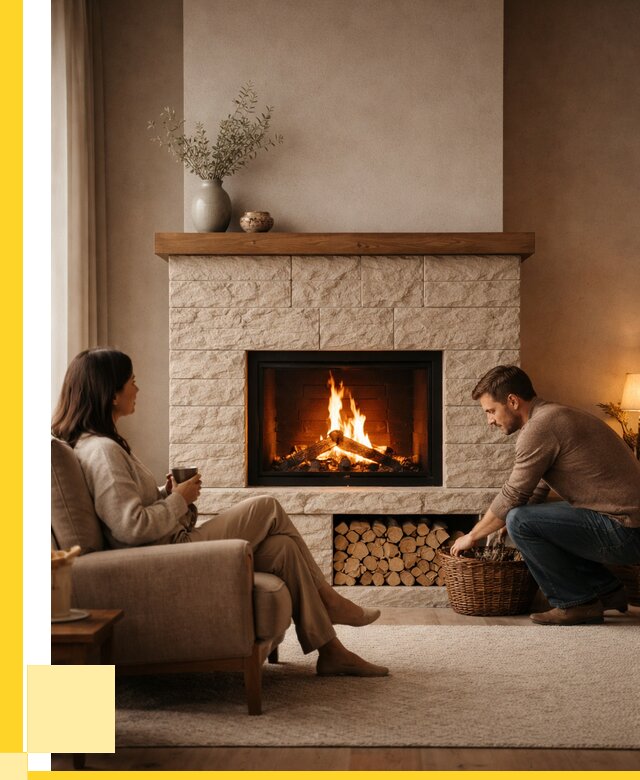 Камины для дома в Боровичах под ключ от 156345 р. | ЭриданБрв