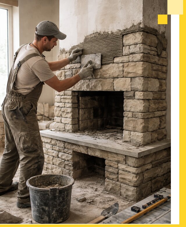 Строительство каминов под ключ в Боровичах от проектирования до монтажа