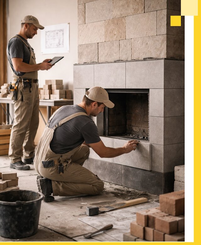 Индивидуальные проекты каминов и каминных систем в Боровичах