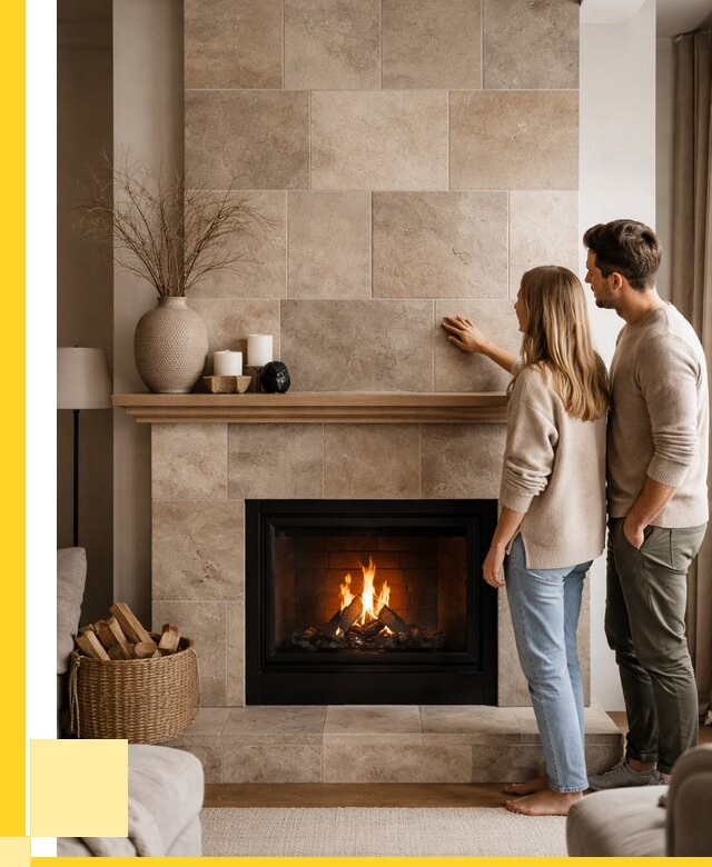 Облицовка каминов керамогранитом в Боровичах от 4690 р. | ЭриданБрв