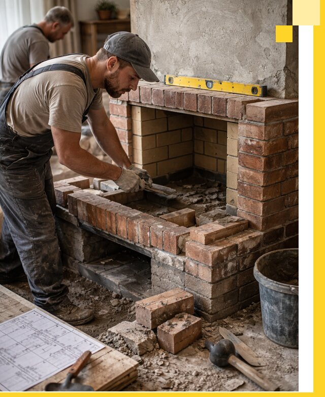 Изготовление и установка каминопечей под ключ в Боровичах