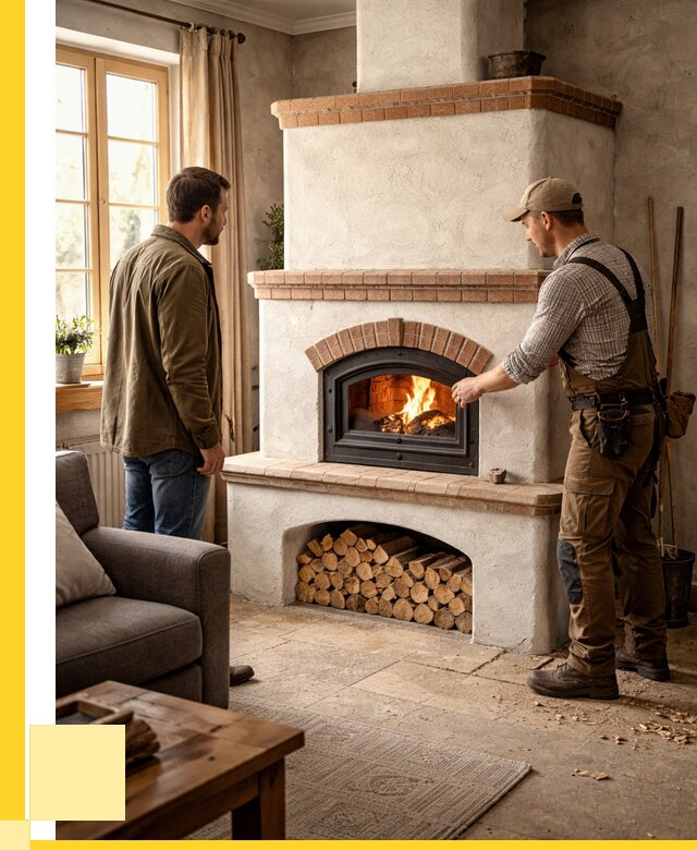 Печи камины в Боровичах: кирпичные, изразцовые от 62538 р. | ЭриданБрв