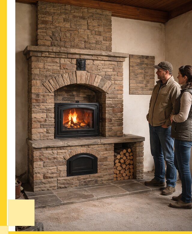 Кирпичная печь под ключ в Боровичах от 156345 р. | ЭриданБрв