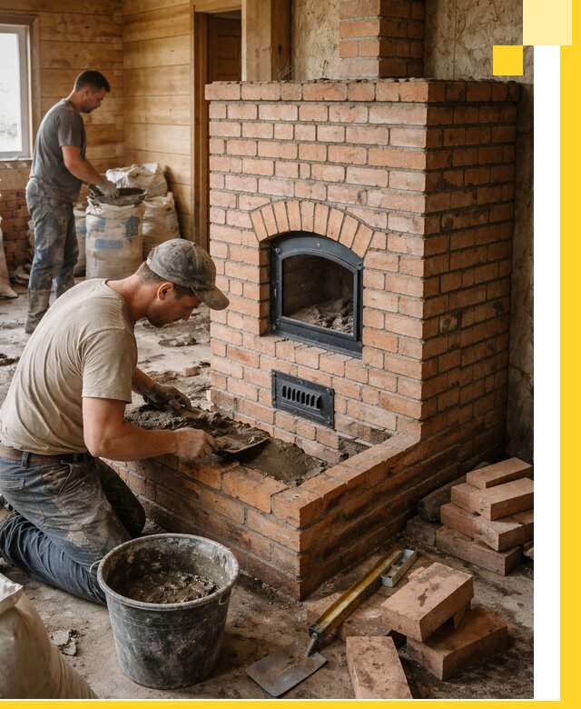 Профессиональное строительство печей в Боровичах под ключ