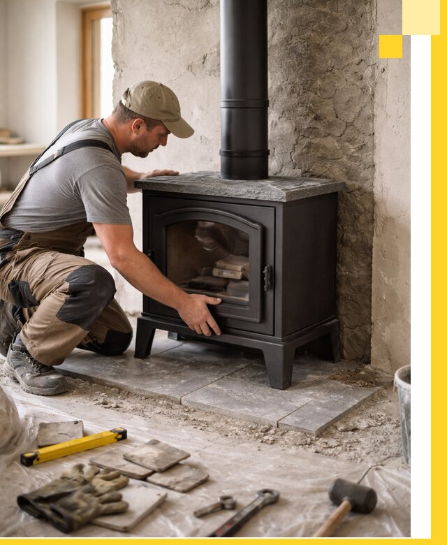 Профессиональный монтаж печей и каминов в Боровичах под ключ