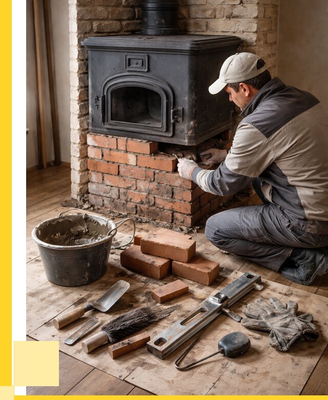 Ремонт печей в Боровичах от 12508 р., услуги печника ЭриданБрв
