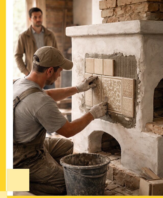 Отделка печей и банных печей в Боровичах от 36481 р. | ЭриданБрв