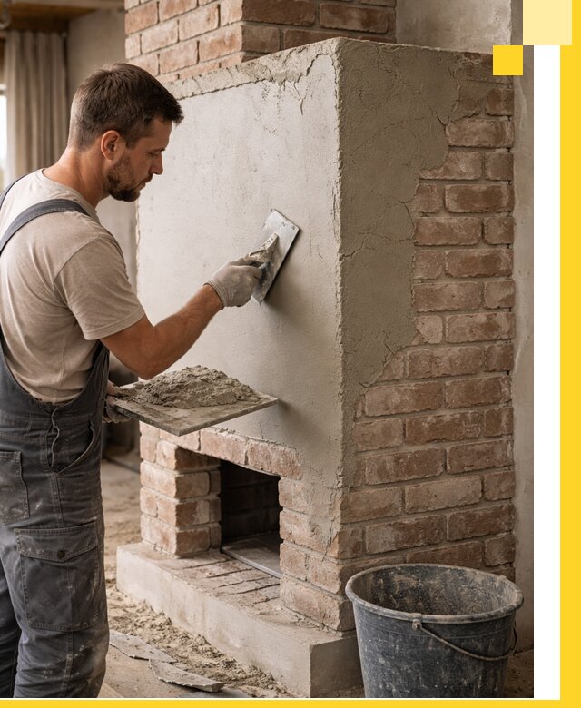 Отделка печей и облицовка каминов в Боровичах под ключ