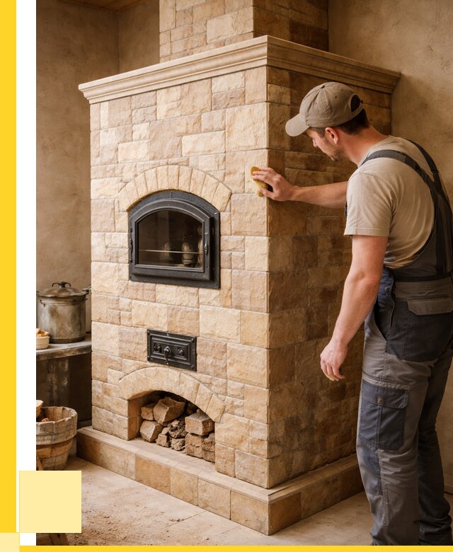 Облицовка печей в Боровичах от 4690 р. под ключ | ЭриданБрв