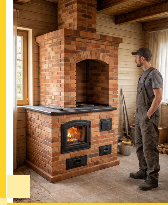 Кирпичные печи в Боровичах: купить от 156345 р. | ЭриданБрв