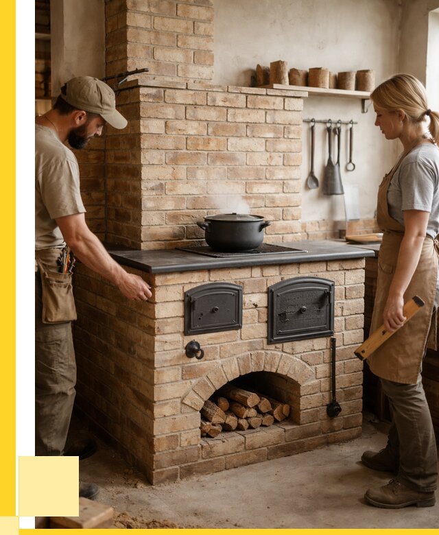 Варочно отопительные печи в Боровичах от 93807 р. | ЭриданБрв