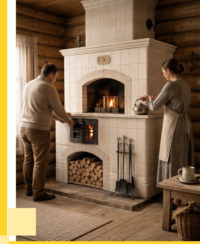 Русские печи в Боровичах: установка от 156345 р. ЭриданБрв