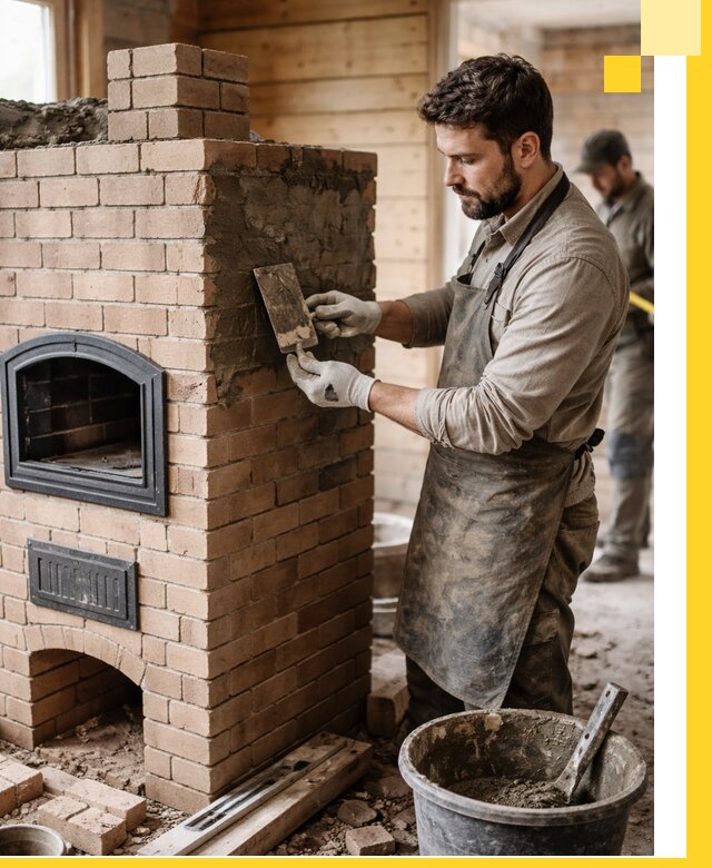 Изготовление и установка печей-шведок под ключ в Боровичах