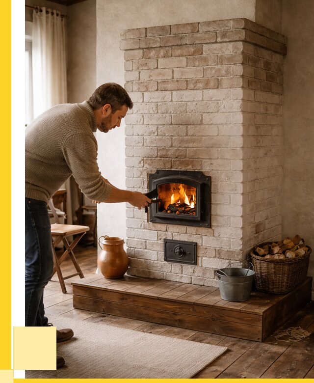 Печь голландка из кирпича в Боровичах от 88596 р. | ЭриданБрв