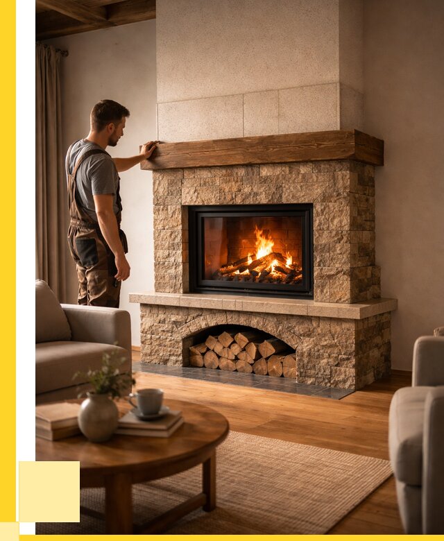 Печи камины для дома под ключ в Боровичах от 57327 р. | ЭриданБрв