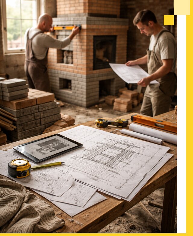 Проекты печей и каминов с индивидуальным дизайном в Боровичах