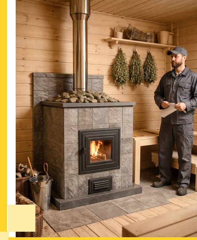 Печи для бани под ключ в Боровичах от 125076 р. | ЭриданБрв