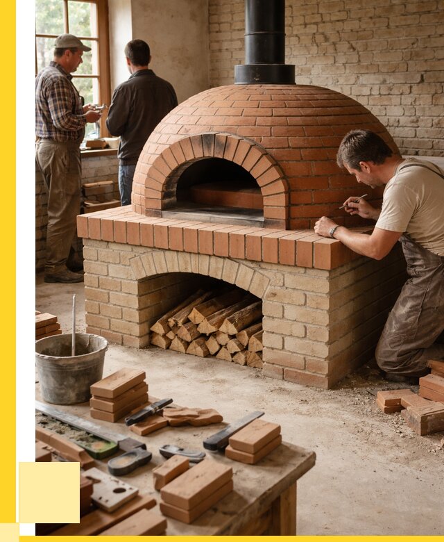 Помпейская печь дровяная для пиццы в Боровичах | ЭриданБрв от 208460 р.