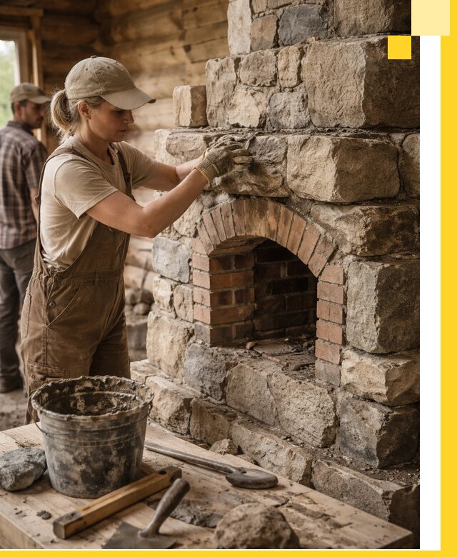 Каменные печи на заказ и монтаж в Боровичах, долговечные решения