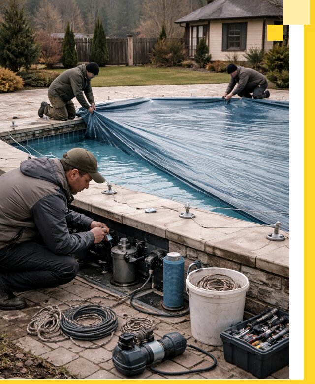 Консервация бассейнов в Боровичах: подготовка к длительному хранению