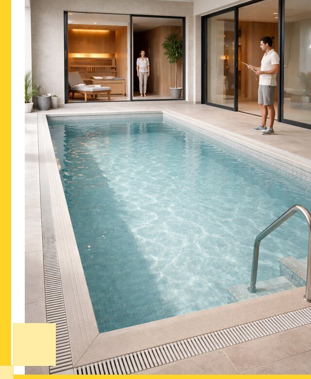 Отделка бассейна пленкой ПВХ в Боровичах от 3648 р. - ЭриданБрв