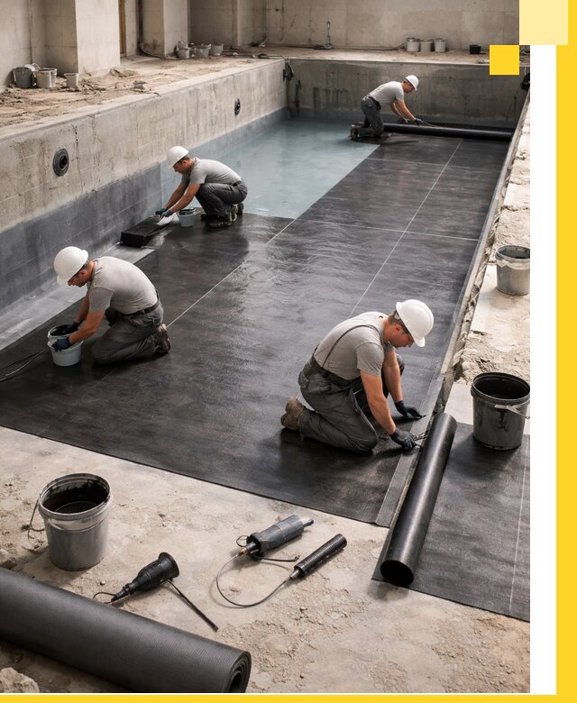 Профессиональная гидроизоляция бассейнов и чаш в Боровичах под ключ