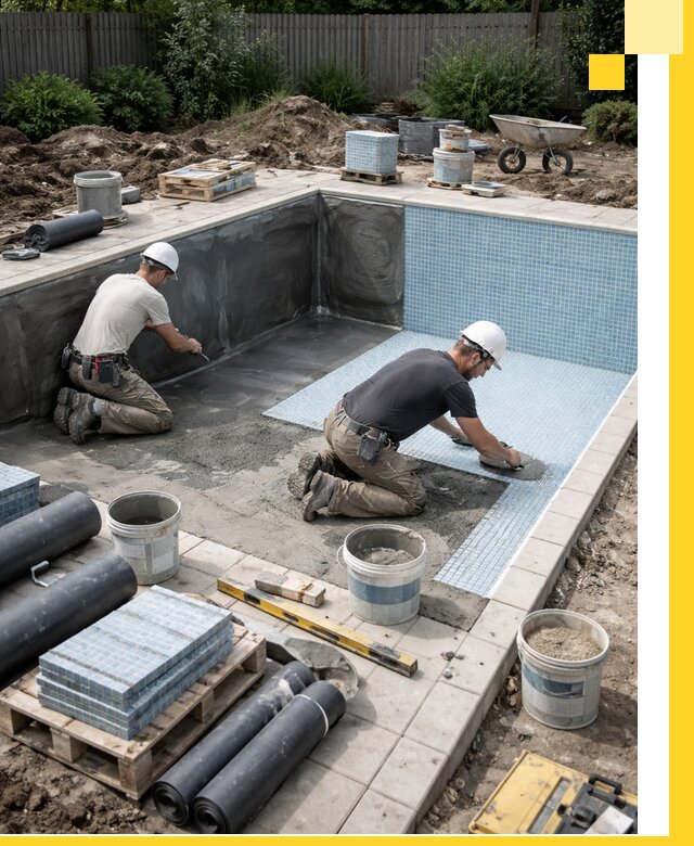 Проектирование и строительство стационарных бассейнов в Боровичах