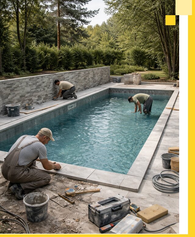 Проектирование и строительство частных бассейнов в Боровичах