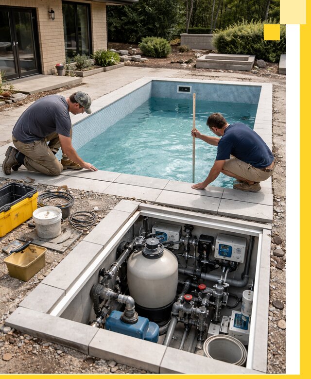 Строительство качественных домашних бассейнов под ключ в Боровичах