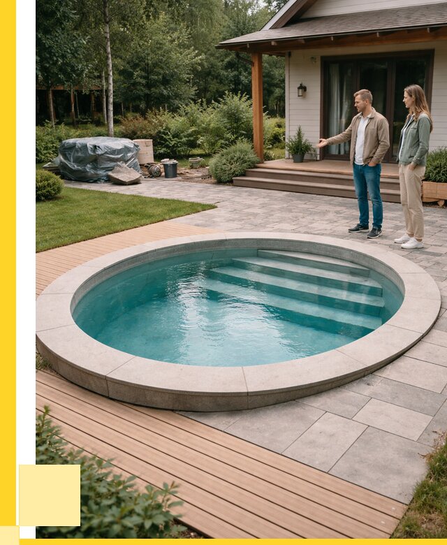 Бассейн на даче под ключ в Боровичах от 208460 р., ЭриданБрв