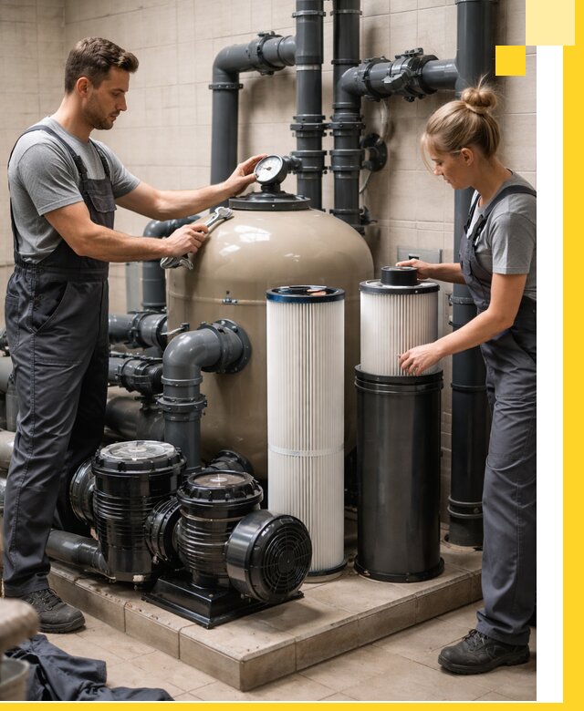 Фильтры и системы фильтрации для бассейнов в Боровичах