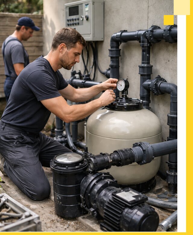 Поставка и монтаж фильтровального оборудования для бассейнов в Боровичах