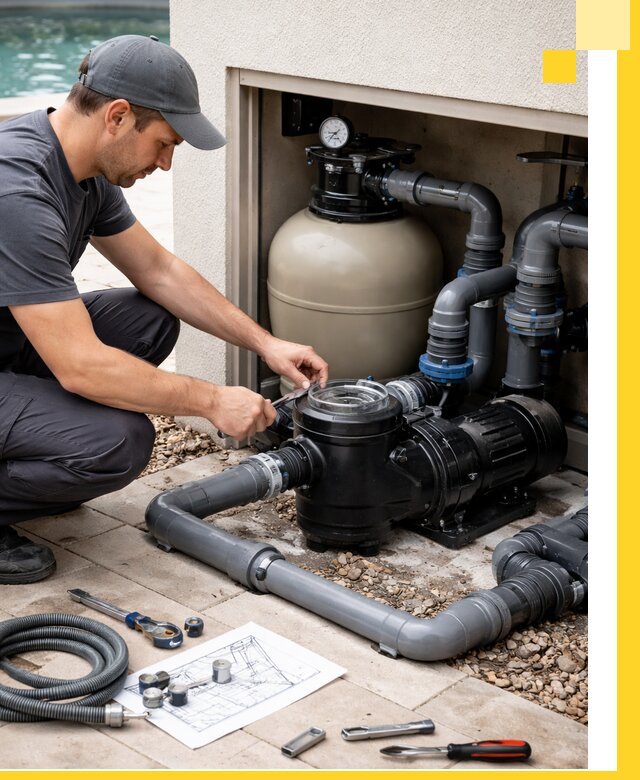 Поставка, монтаж и сервис насосов для бассейнов в Боровичах