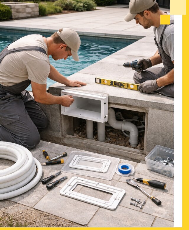 Поставка и установка скиммеров для бассейнов в Боровичах