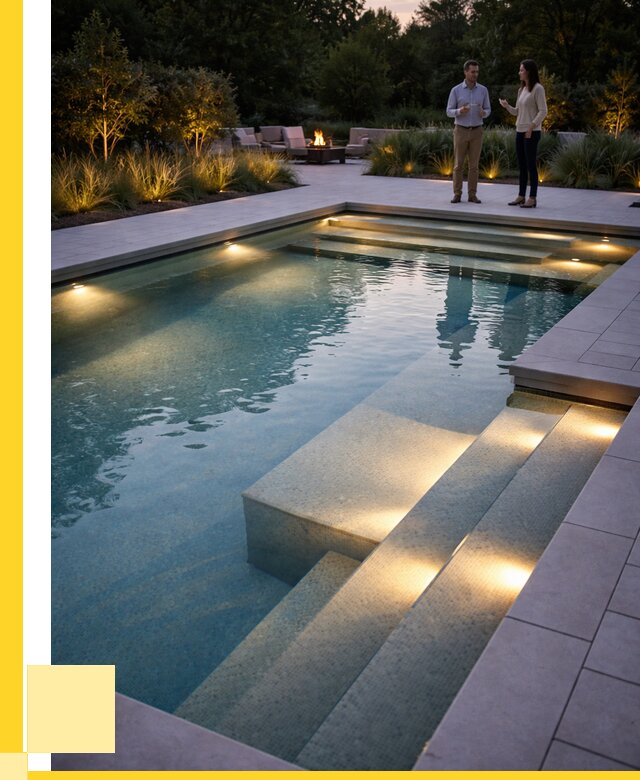 Освещение бассейнов в Боровичах под ключ от 26058 р. | ЭриданБрв