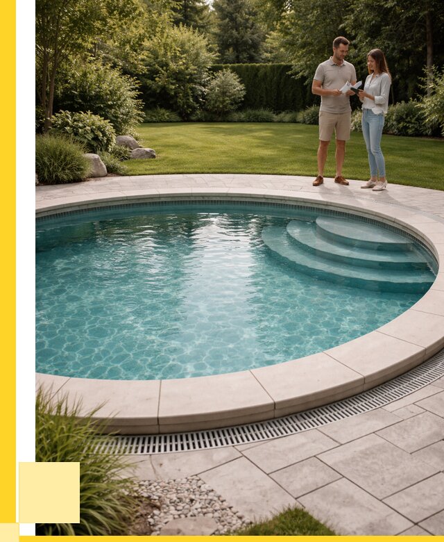 Круглые каркасные бассейны купить в Боровичах от 260575 р. | ЭриданБрв