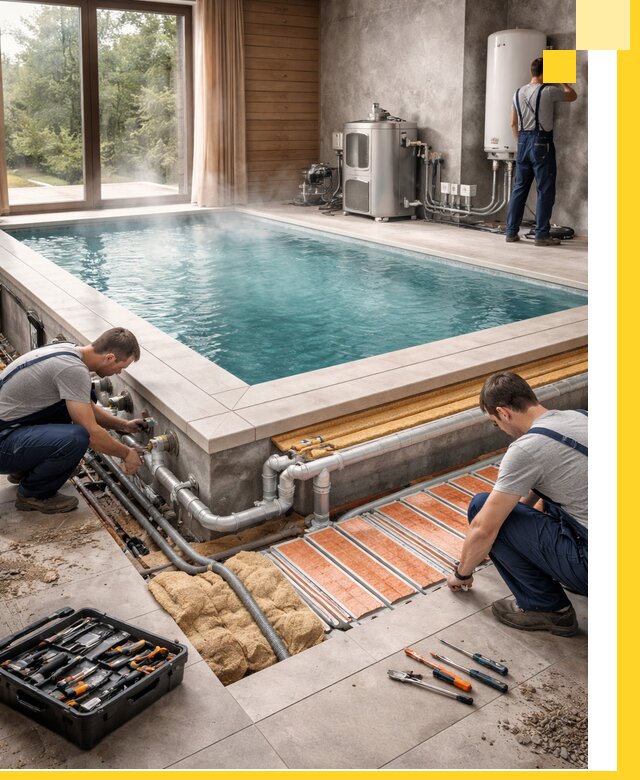 Проектирование и строительство тёплых бассейнов в Боровичах