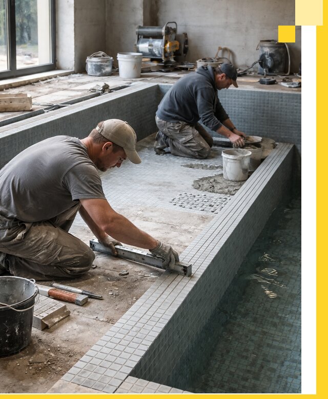 Строительство бассейна в частном доме в Боровичах под ключ