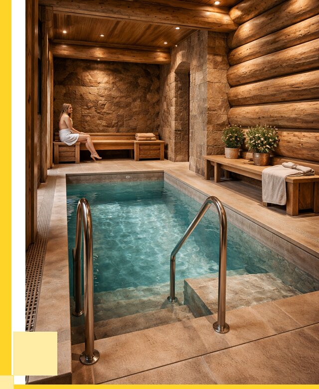 Аренда бани с бассейном в Боровичах от 1563450 р. | ЭриданБрв