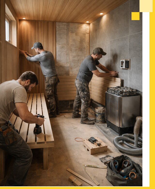 Сауны под ключ в Боровичах, проектирование, строительство, отделка