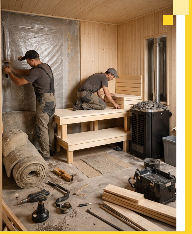 Проекты саун под ключ в Боровичах дизайн и строительство