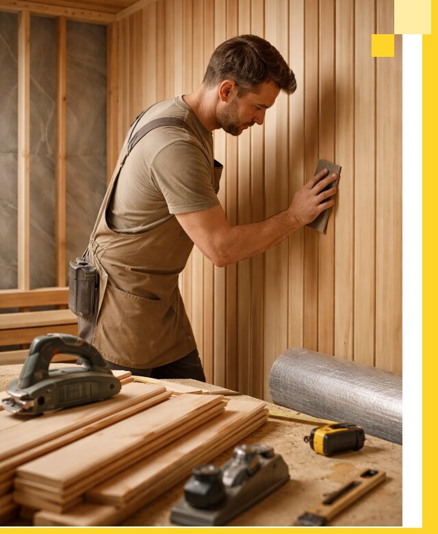 Профессиональная отделка саун и парных под ключ в Боровичах