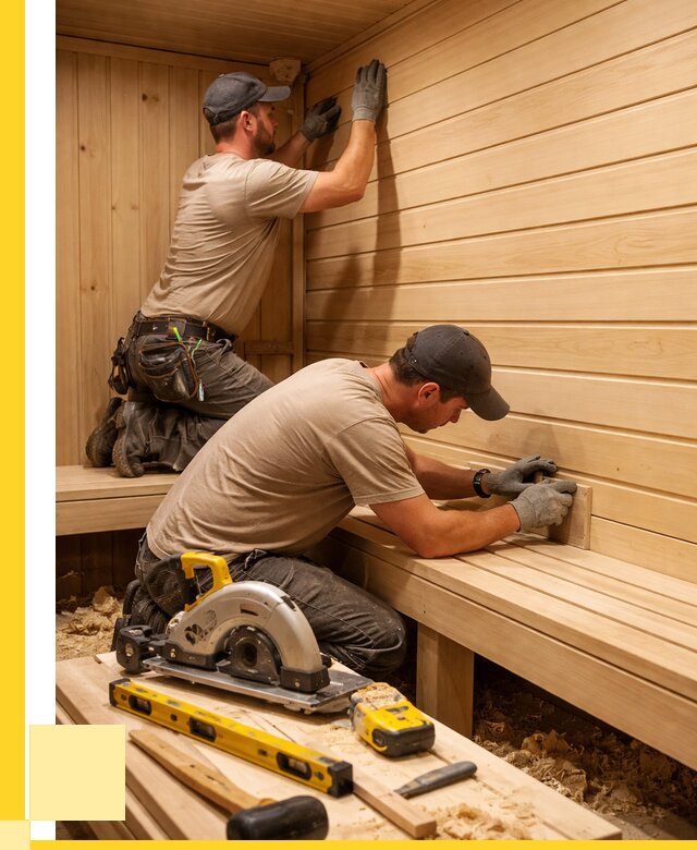 Обшивка саун вагонкой в Боровичах от 2606 р. | ЭриданБрв