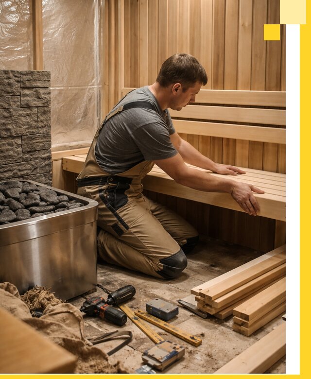 Сауны для дома под ключ с проектированием и монтажом в Боровичах