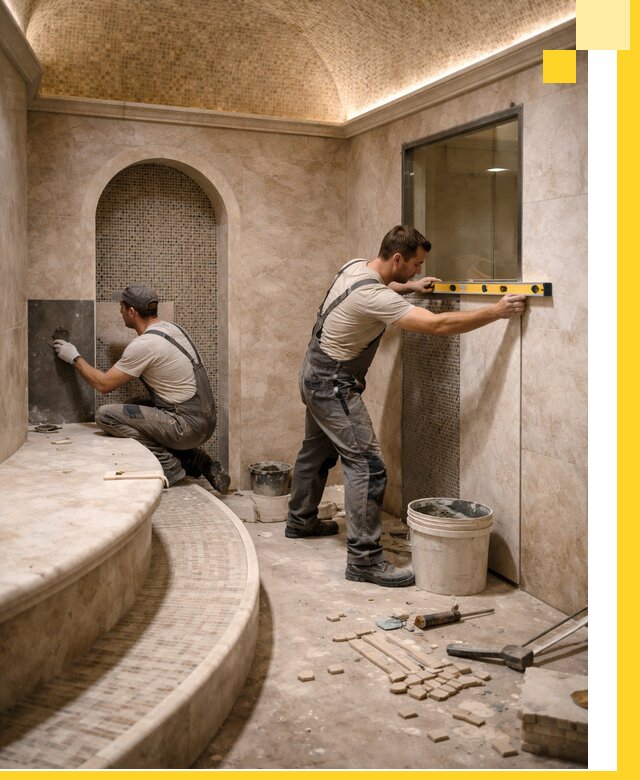 Проектирование и строительство саун с хамамом под ключ в Боровичах