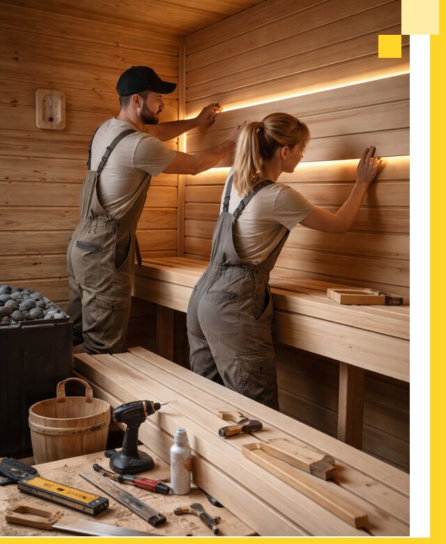 Дизайн саун и бань под ключ с индивидуальным проектом в Боровичах