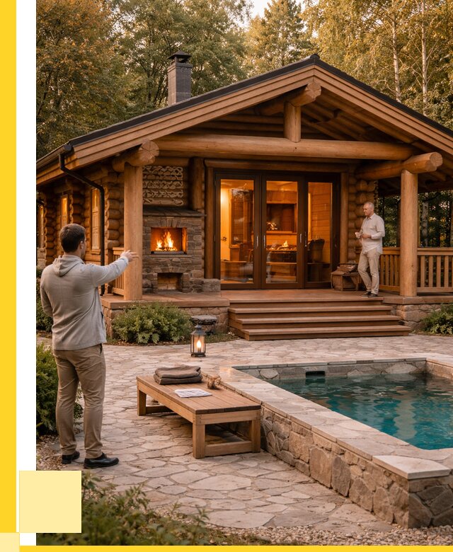 Проекты бань и хамам в Боровичах от 26058 р. | ЭриданБрв