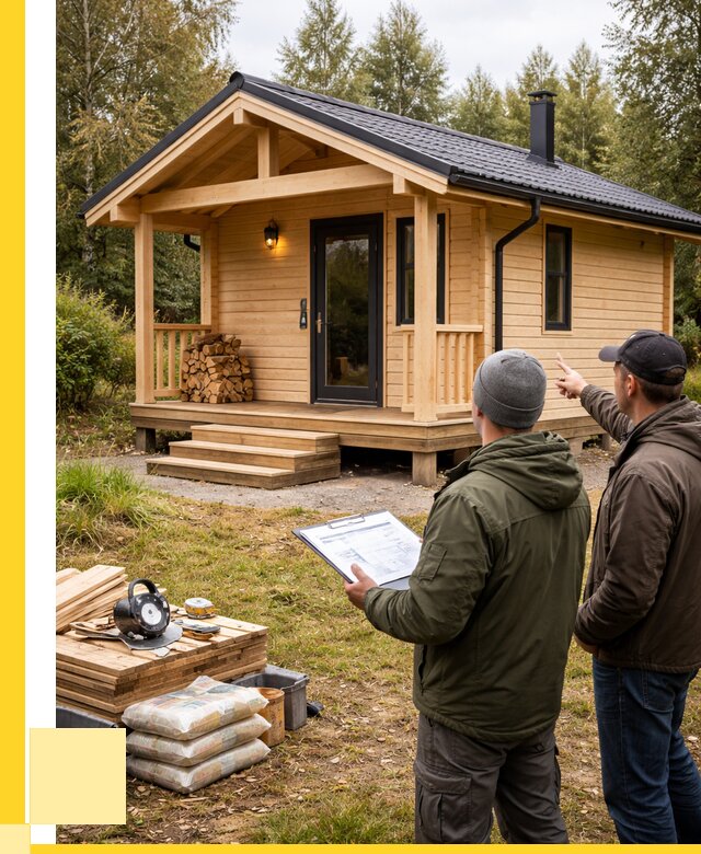 Каркасные бани под ключ в Боровичах от 312690 р. | ЭриданБрв